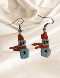 Frosty the Snowman Earrings