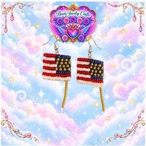 American Flag Earrings
