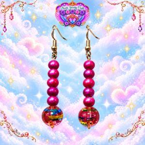Pink & Purple Earrings
