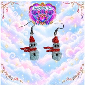 Snowman Earrings
