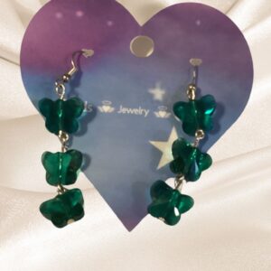 triple butterfly earrings