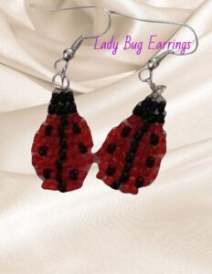 Lady Bug Earrings