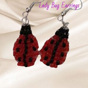 Lady Bug Earrings