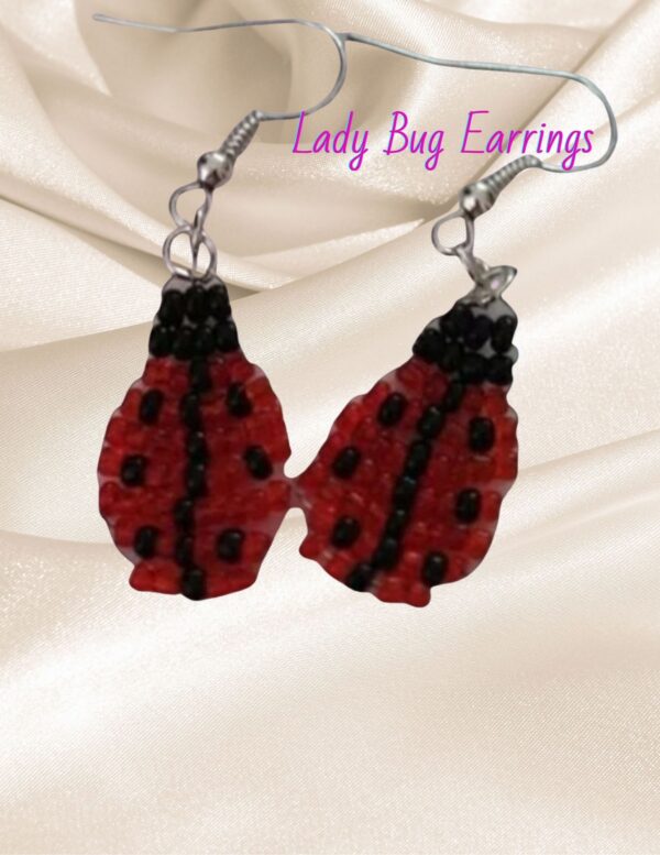 Lady Bug Earrings