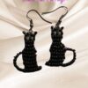 Black Cat Earrings