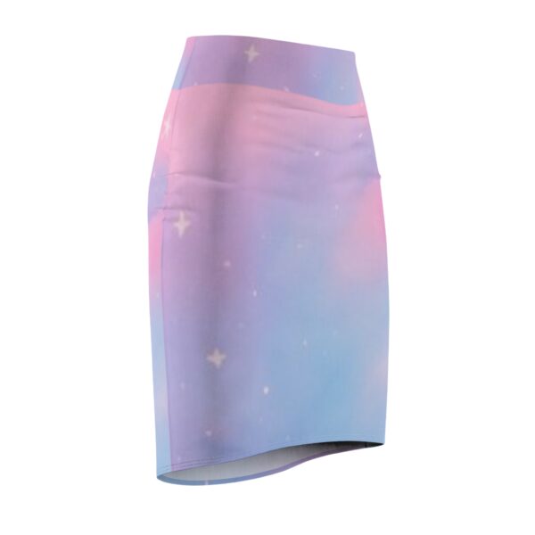 Celestial Dream Women's Pencil Skirt, AOP Fashion Skirt, Boho Chic Outfit, Galaxy Skirt, Birthday Gift, Everyday Wear - Image 3