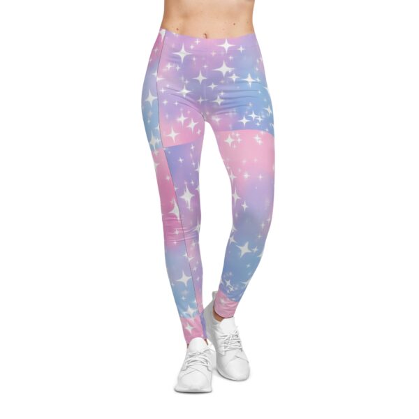 Starry Sky Women's Leggings, Trendy Activewear, Yoga Pants, Casual Outfit, Colorful Leggings, Soft Stretchy Leggings, Gift for Her