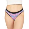 Vibrant Women's Thongs, Alien Print Lingerie, Comfortable Everyday Underwear, Unique Gift for Her, Fun Pride Collection - Image 3