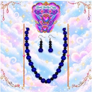 Blue & Black Bead Set