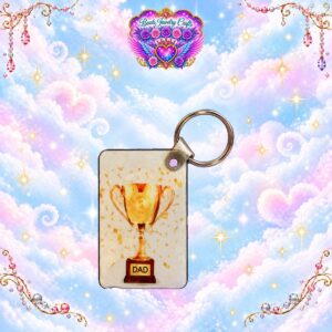 Father's Day Keychain - Trophy Dad