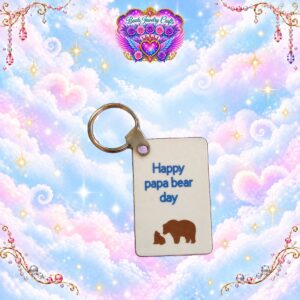Father's Day Keychain - Papa Bear