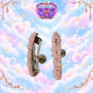 Rose Quartz Barrette
