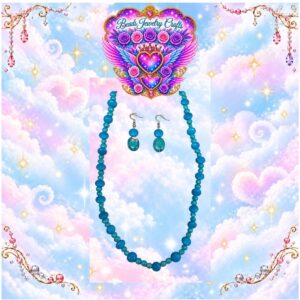 Turquoise Necklace & Earrings Set