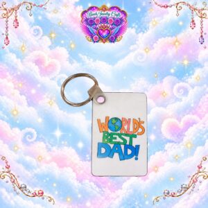 Father's Day Keychain - World's Best Dad